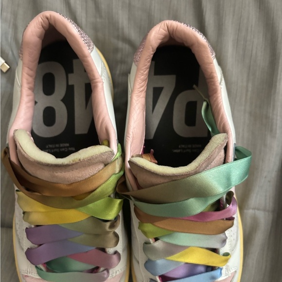 p448 Mason Shade White sneakers 42 Multicolor Made In Italy Size 11.5 Women - Picture 4 of 14